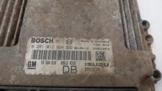 1039S12972 0281012694 Блок управления двигателем Opel Astra H Арт e9644869, вид 2