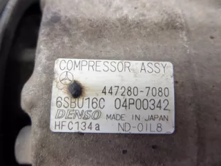 447280-7080 6SBU16C 02Q15467 HFC134A Компрессор кондиционера Mercedes C W204 Арт e9661508, вид 4