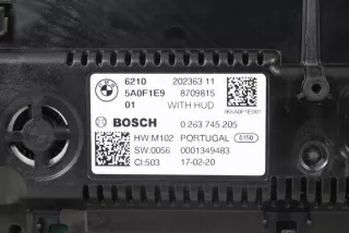 5A0F1E9 0263745205 62105A0F1E9 8709815 Щиток приборов (приборная панель) BMW 5 G30/G31 Арт e9667915, вид 3