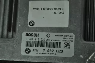 7807828 0281013537 Блок управления двигателем BMW 1 E81/E82/E87/E88 Арт e9674783, вид 3