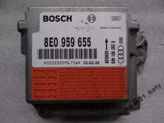 8E0959655 Блок AirBag Audi A4 B6 Арт e9675978, вид 2