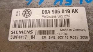 06A906019AK 5WP4417 Блок управления двигателем Volkswagen Golf 4 Арт e9694968, вид 2