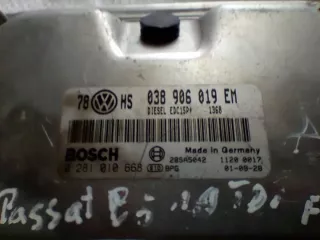 038906019EM 0281010668 Блок управления двигателем Volkswagen Passat B5 Арт e9695319, вид 2