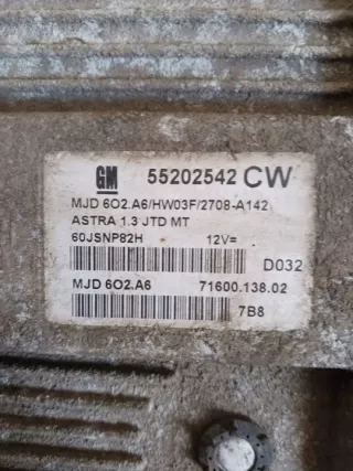 55202542CW Блок управления двигателем Opel Astra H Арт e9722199, вид 5
