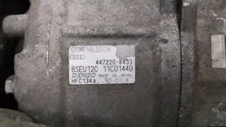 8E0260805C 447220-8433 Компрессор кондиционера Audi A4 B6 Арт e9749113, вид 6