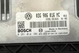 06-08 03G906016MC 0281014104 03G906016MC, Блок управления двигателем Skoda Superb 1 Арт e9750846, вид 3
