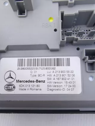 A2139005522 Блок предохранителей Mercedes E W213 Арт e9779365, вид 3