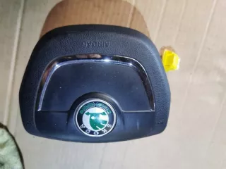 1Z0880201AH Подушка безопасности Skoda Superb 2 Арт e9796899, вид 1
