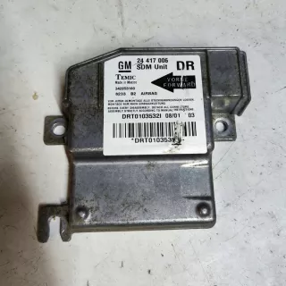 24417006 Блок AirBag Opel Corsa C Арт e9830884, вид 1