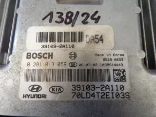 391032A110 0281013059 Блок управления двигателем Kia Cerato 1 Арт e9852776, вид 3