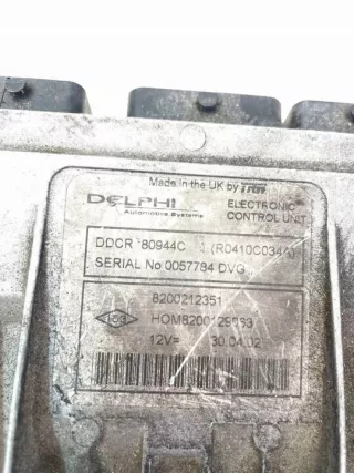 8200129063 8200212351 R0410C034 Блок управления двигателем Renault Clio 2 Арт e9876739, вид 4