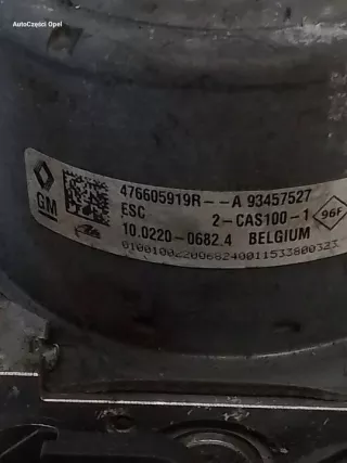 476605919R 93457527 10022006824 Блок ABS Opel Vivaro B Арт e9911358, вид 4