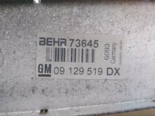 09129519 Интеркулер Opel Astra H Арт e9920302, вид 5
