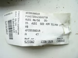 4F0959801A Моторчик стеклоподъемника Audi A6 C6 (S6,RS6) Арт e9963545, вид 4