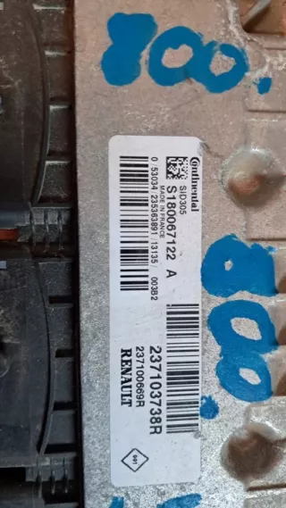 237103738R 237100669R S180067122A SID305 Блок управления двигателем Renault Scenic 3 Арт e9998089, вид 2