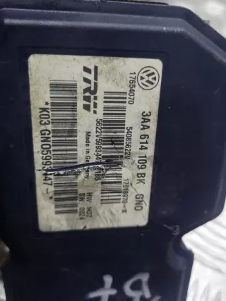2010-2014 3AA614109BK 1K0907379AQ Блок ABS Volkswagen Passat B7 Арт e10022857, вид 2