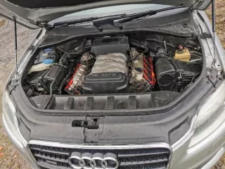  Передняя панель крепления облицовки (телевизор) Audi Q7 4L Арт e10028437, вид 1