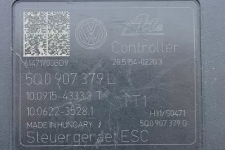 5Q0907379L 5Q0614517K Блок ABS Volkswagen Golf 7 Арт e10054175, вид 2