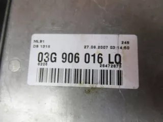 03G906016LQ 0281013887 Блок управления двигателем Audi A4 B7 Арт e10055554, вид 3