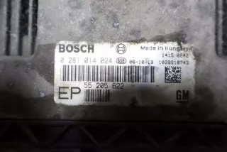 0281014024 Блок управления двигателем Opel Astra H Арт e10090471, вид 4