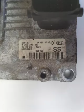 0261208253 Блок управления двигателем Opel Corsa C Арт e10090619, вид 2