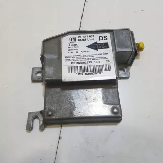 24417007 Блок AirBag Opel Corsa C Арт e10092598, вид 1
