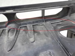 A1666209300 Передняя панель крепления облицовки (телевизор) Mercedes GL X166 Арт e10113516, вид 3