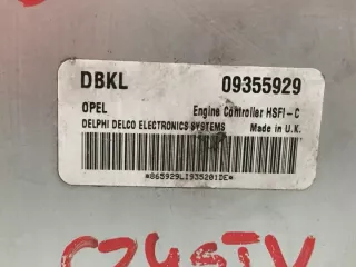 09355929 Блок управления двигателем Opel Astra G Арт e10120131, вид 3