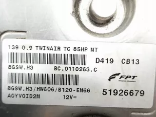 51926679 A0YV01D2M D419CB13 Блок управления двигателем Fiat Panda 3 Арт e10230293, вид 4