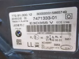 7471333 Фара левая BMW 7 G11/G12 Арт e10256105, вид 14