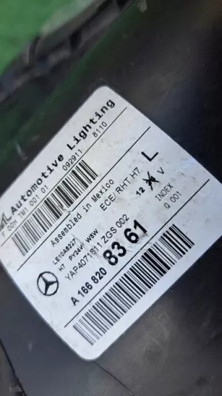A1668208361 Фара левая Mercedes ML/GLE W166 Арт e10281997, вид 5