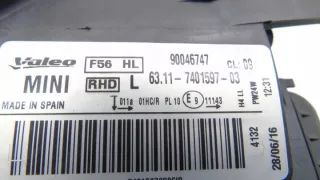 7401597 Фара левая MINI Cooper F56,F55 Арт e10283694, вид 5