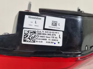 83A945075 Фонарь задний левый Audi Q3 1 Арт e10438468, вид 5