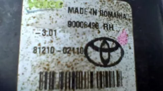 81210-02110 89208265 Фара противотуманная правая Toyota Yaris 3 Арт e10441721, вид 5