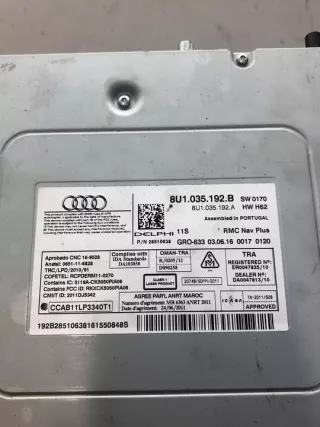 8U1035192B Блок навигации Audi Q3 1 Арт e10447906, вид 4