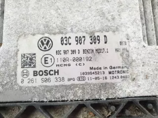 03C907309D 0261S06338 Блок управления двигателем Volkswagen Passat B7 Арт e10468117, вид 3