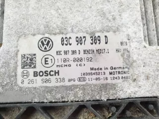 03C907309D 0261S06338 Блок управления двигателем Volkswagen Passat B7 Арт e10468117, вид 4