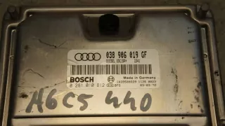 038906019GF 0281010812 Блок управления двигателем Audi A6 C5 (S6,RS6) Арт e10479162, вид 2