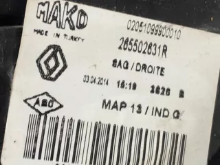 265502631R LORK-1644-57284 Фонарь задний правый Renault Clio 4 Арт e10483106, вид 4