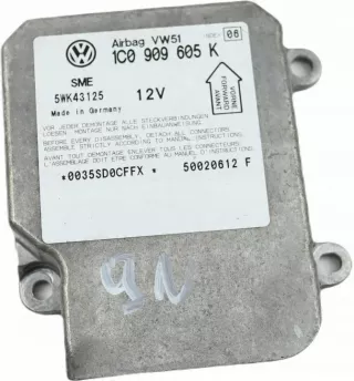 1C0909605K 5WK43125 Блок AirBag Volkswagen Polo 4 Арт e10487593, вид 1