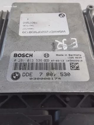 N47D20A 7807530 0281013536 030006174 Блок управления двигателем BMW 3 E90/E91/E92/E93 Арт e10492729, вид 3