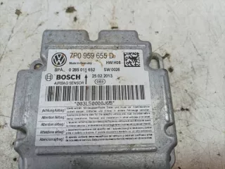 7P0959655D 0285011652 2011- Блок AirBag Volkswagen Touareg 2 Арт e10502728, вид 2