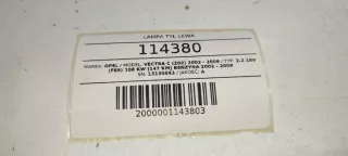 13130643 Фонарь задний левый Opel Vectra C  Арт e10510745, вид 7