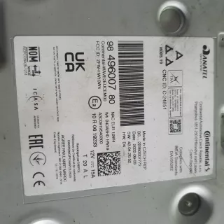 9849600780 Блок навигации Citroen DS7 Crossback Арт e10559437, вид 2