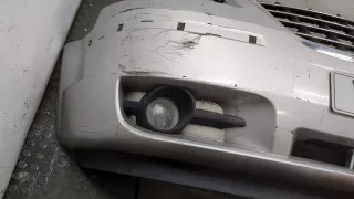 1KG121S2AB,5113133AA,5113168AA Бампер передний серебристый Chrysler Voyager 5 Арт 20054256, вид 4