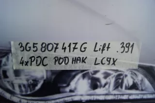 3G5807417G,LC9X Бампер задний Volkswagen Passat B8 Арт AL14107148668, вид 10