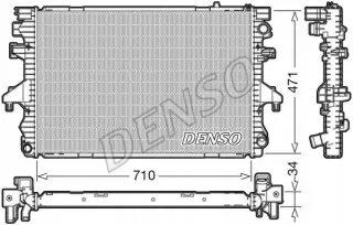 DRM32040 Радиатор основной Volkswagen Multivan T5 Арт AL14534161040, вид 1
