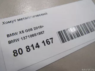 13718651957 BMW Хомут металлический BMW X6 G06 Арт E80814167, вид 4