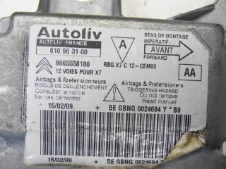 9665558180 Блок AirBag Citroen C5 2 Арт e12687528, вид 4