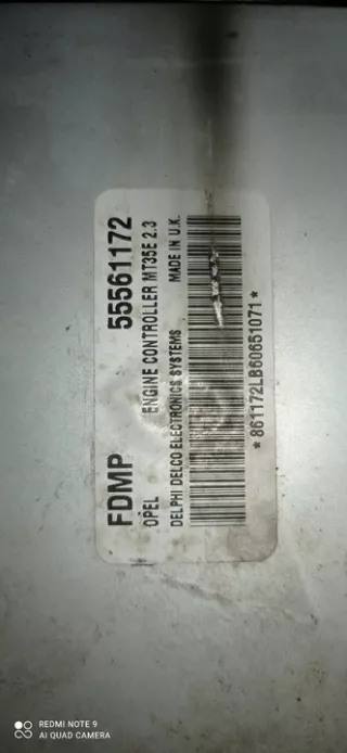 55561172 Блок управления двигателем Opel Zafira B Арт e12677356, вид 2